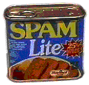A pixelated GIF of a can of Spam rotating.